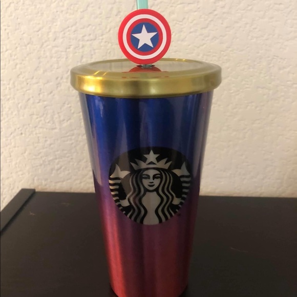 Captain America Straw Topper - Picture 4 of 4